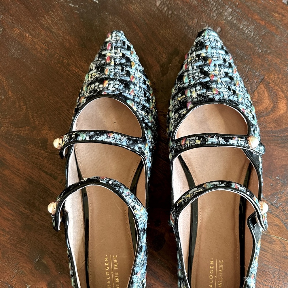 Halogen Atlantic Pacific 2 strap Mary-Jane shoes Size 11